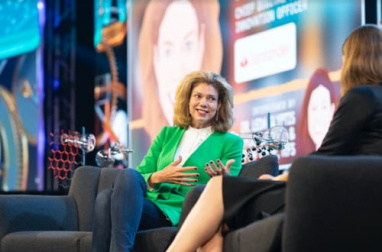 Speakers on stage at Money 20/20